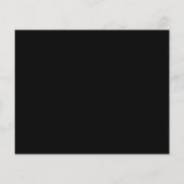 Papier Blanc simple Enregistrer la date Mariage budget (Dos)