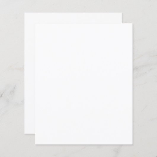 Papier Blanc vert, Harpe, Merino, (Devant / Derrière)