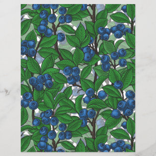 Papier Bleu blanc
