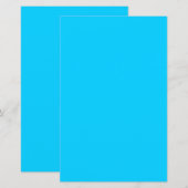 Papier Bleu ciel vif uni (Devant / Derrière)