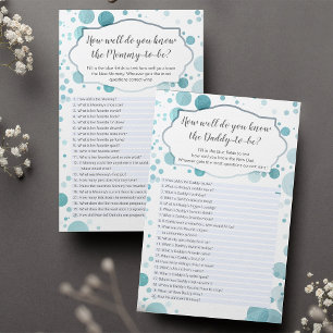 Papier Bleu "Comme tu connais bien maman/papa" quiz, 2 cô
