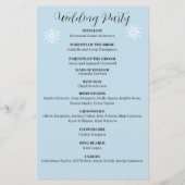 Papier Bleu des flocons de neige du dragon blanc d'hiver (Dos)