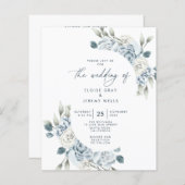 Papier Bleu Dusty (Devant / Derrière)