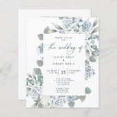 Papier Bleu Dusty (Devant / Derrière)