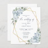 Papier Bleu Dusty (Devant / Derrière)