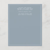 Papier Bleu Dusty (Dos)