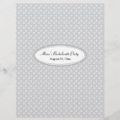 Papier Bleu et gris Qu'est-ce que votre sac à main? Jeu (Dos)