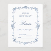 Papier Bleu Français Classique 'Devinez Combien De' Jeux  (Devant)