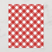 Papier Bleu Plaid Crawfish Boire de fruits de mer (Dos)