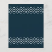 Papier Bleu xmas broderie rennes bois saisonnière (Dos)