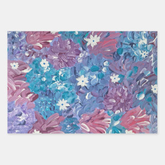 Papier Blissant Bleu Floral