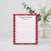 Papier Bloc-notes de la Saint-Valentin (Debout devant)