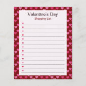 Papier Bloc-notes de la Saint-Valentin (Devant)