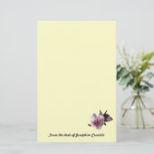 Papier - bloeiend krottenbakje (Staand voorkant)