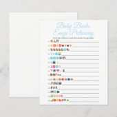 Papier Blue Baby Books Emoji Pictionary Jeu (Devant / Derrière)