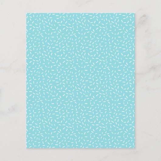 Papier Blue Donuts Devine Le Baby shower alimentaire pour (Dos)