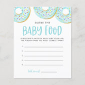 Papier Blue Donuts Devine Le Baby shower alimentaire pour (Devant)