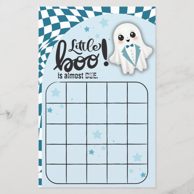 Papier Blue Ghost Little Boo presque dû Game (Devant)