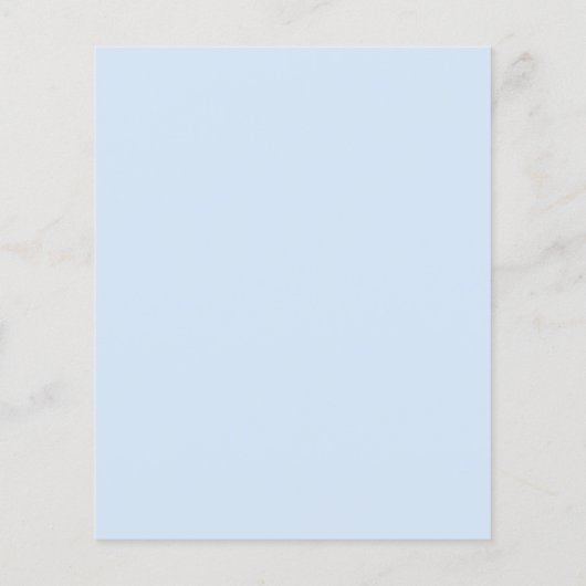 Papier Blue Heart Calender Budget Wedding Enregistrer la (Dos)