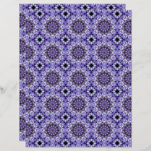 Papier Blue Hydrangea Petals Abstrait Motif