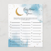Papier Blue Moon Baby Nom Douche Jeu (Devant)
