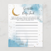 Papier Blue Moon Guess The Baby Food Douche Jeu (Devant)