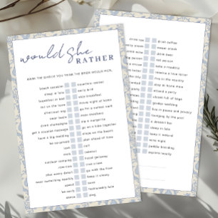 Papier Blue Perfect Pear Voudrait-Elle Plutôt Jouer