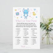 Papier Blue Rabbit Ce qui est dans votre jeu de bourse (Debout devant)