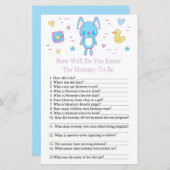 Papier Blue Rabbit Comment bien connaissez-vous le jeu de (Devant / Derrière)