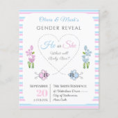 Papier Blue rose Bumble Abeille Amour Coeur Genre Révélat (Devant)