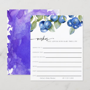 Papier Blueberries  Berry Sweet   Voeux pour bébé
