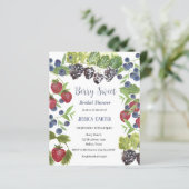 Papier Blueberries Blueberry Fruit douche nuptiale (Debout devant)