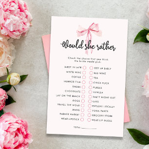Papier Blush Pink Voudrait-Elle Plutôt Fête des mariées J