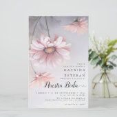 Papier Boda en margaritas rosas pálidas españolas (Debout devant)