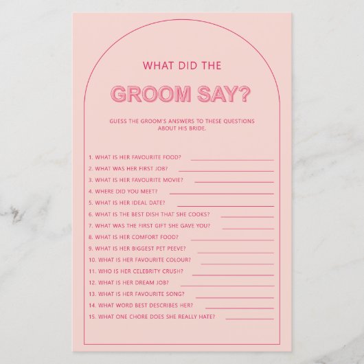 Papier Bohème qu'est-ce que le marié a dit douches nuptia (Devant)