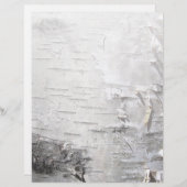 Papier bohème rustique campagne chic arbre écorce bouleau (Devant / Derrière)