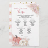 Papier Bohemian Fall in Love Citrouille Ce qui est dans v (Devant / Derrière)