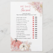 Papier Bohemian Fall in Love Citrouille Il Dit Qu'Elle A  (Devant)