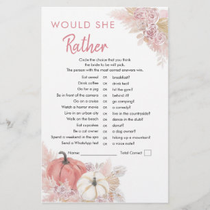 Papier Bohemian Fall in Love Citrouille Voudrait-elle mie