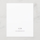 Papier Bohémien Anglais Lavender Fall Arch Budget Mariage (Dos)