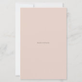 Papier Boho Aquarelle Mauve Peach Fleurs Baby Sprinker (Dos)