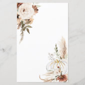 Papier Boho Arch White Citrouille Love Prayers for Baby S (Dos)