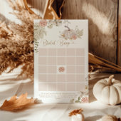 Papier Boho automne citrouille de la douche de nage jeu d