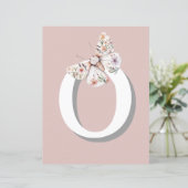 Papier Boho Fleur de Fête Bébé Floral Anniversaire (Debout devant)