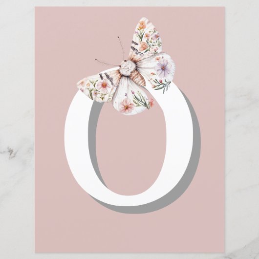 Papier Boho Fleur de Fête Bébé Floral Anniversaire (Devant)