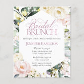 Papier Boho Floral Bridal Brunch Bridal Shoch invitation (Devant)