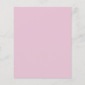 Papier Boho Floral | Invitation de douche nuptiale (Dos)