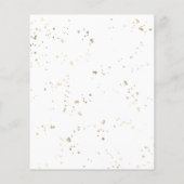 Papier Boho Floral | Mariage en terre cuite Enregistrer l (Dos)