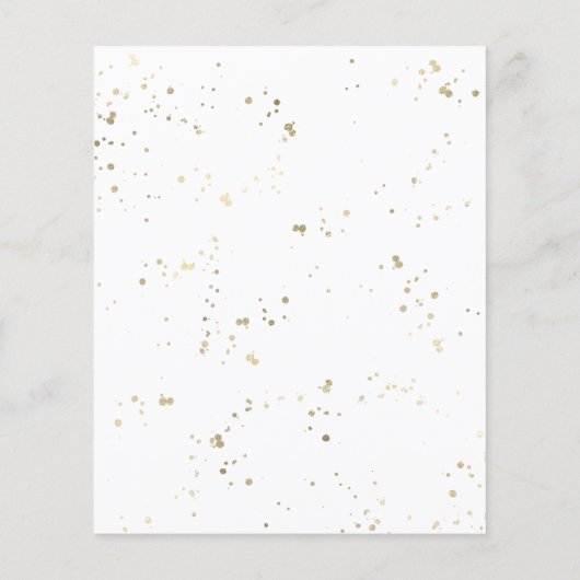 Papier Boho Floral | Mariage en terre cuite Enregistrer l (Dos)