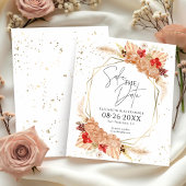 Papier Boho Floral | Mariage en terre cuite Enregistrer l